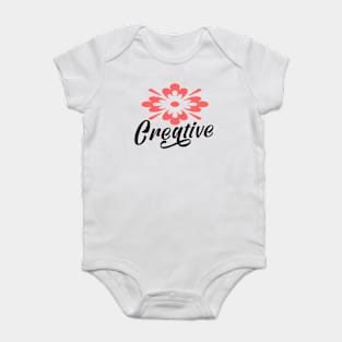 Creative Flowers Baby Bodysuit